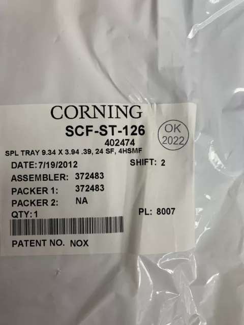 Corning SCF-ST-126 Splice Tray