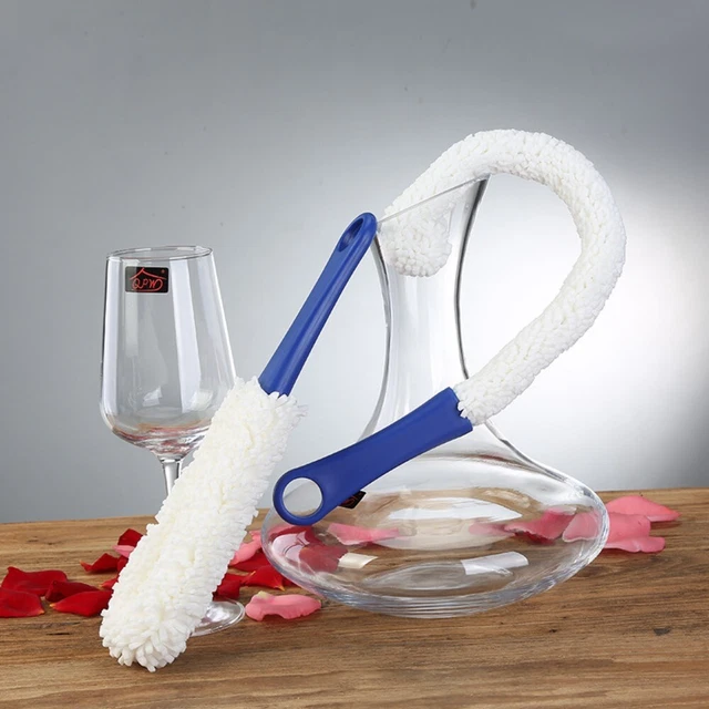 Spazzola in schiuma decanter flessibile spazzola per pulizia lunga spazzola per tazza