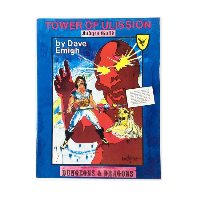Judges Guild D&D Module Tower of Ulission (1st) VG+