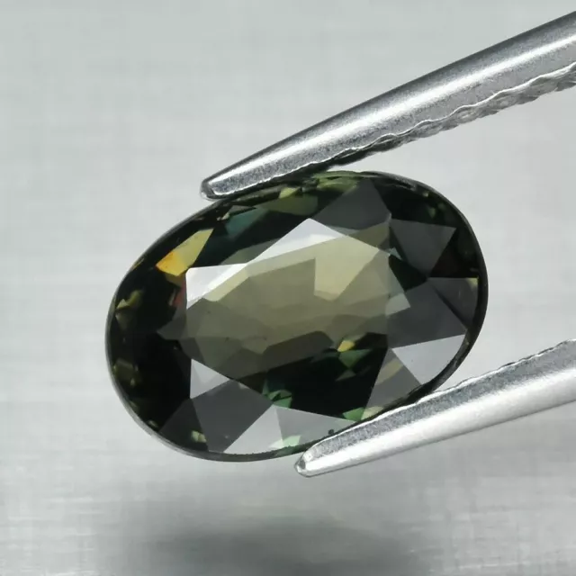 BGL Certified 1.29Ct Natural Green Diopside Unheated Russia Oval Gemstone See VD