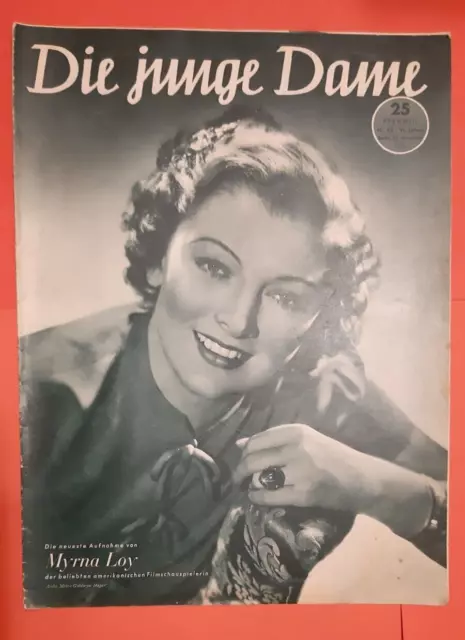 DIE JUNGE DAME - Nr. 48, 1938 - Myrna Loy, Maria Cebotari, Ski-Gymnastik & -Mode