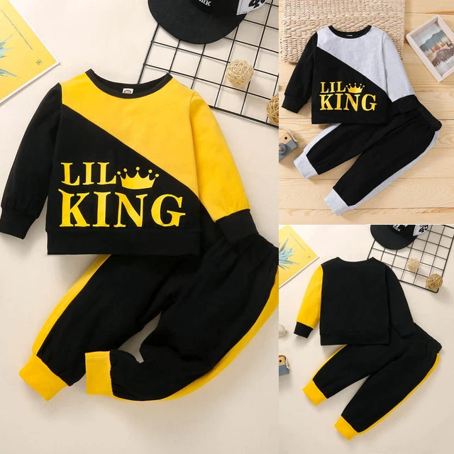 Abiti sportivi con cappuccio bambini neonati bambini bambini top pantaloni set tuta vestiti