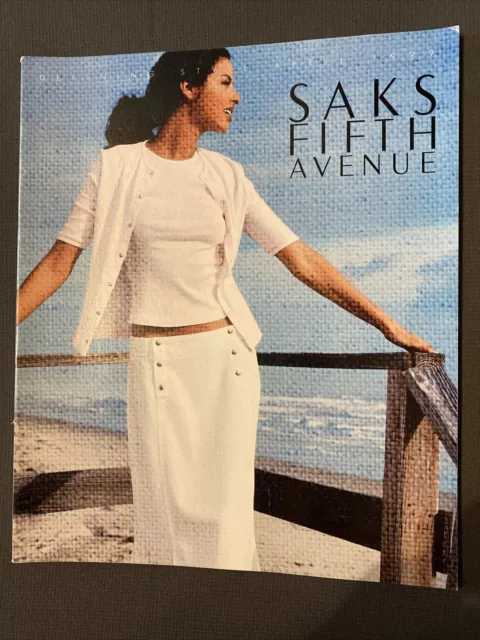 2000 Saks Fifth Avenue Catalog Fashion defining style 36p like NEW inside
