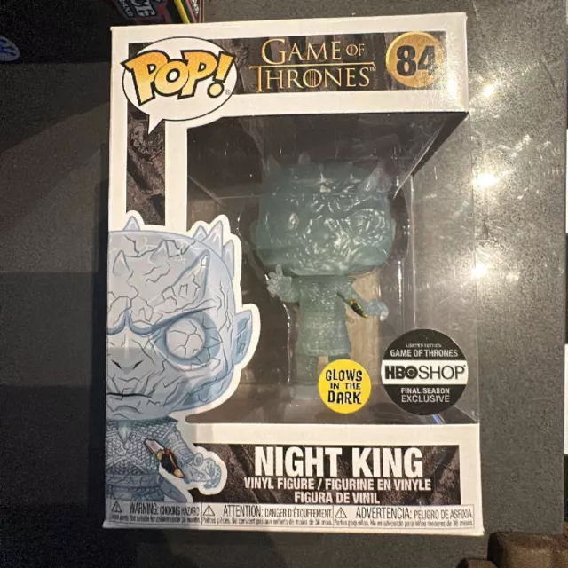 Funko Pop! Night King Dagger #84 Glow In The Dark Crystal HBO Shop Exclusive