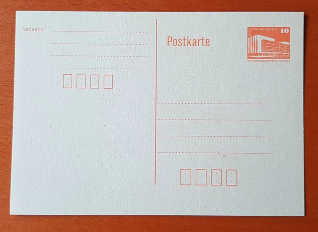 Postkarte DDR Post  Postfrisch 10 Pf. Berlin Palast der Republik