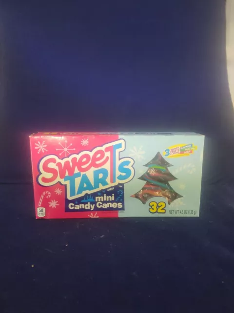 SWEETARTS MINI CANDY CANES 32-Count Tangy Fruity Flavors Sweet Tarts BB ...