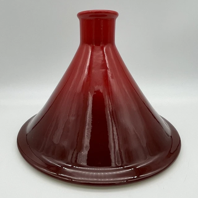 Pieza de repuesto de gres cereza cubierta roja Le Creuset