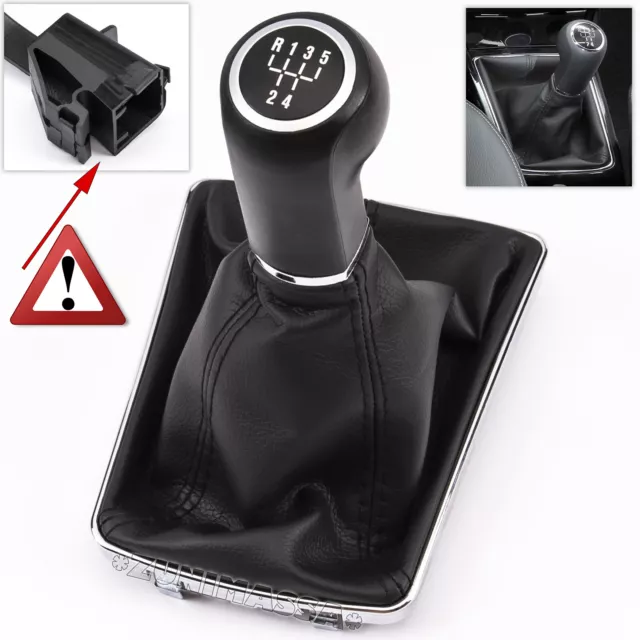 for OPEL ASTRA H GTC VAUXHALL 5 SPEED GEAR LEVER SHIFT STICK KNOB HANDLE SHIFTER