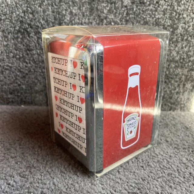 OFFIZIELLER HEINZ KETCHUP Merchandise Serviettenspender 'I Love Ketchup