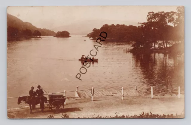 Postcard (P2) UK Windermere at the Ferry Posted 1906 Photochrom