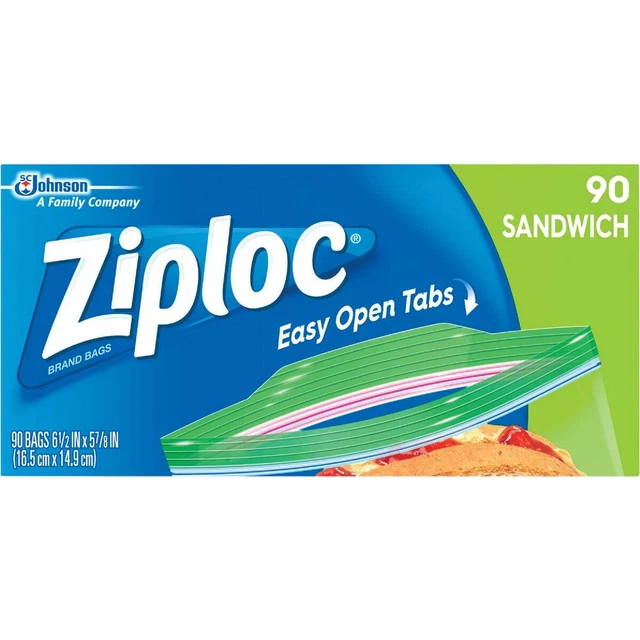 Ziploc Sandwich Food Storage Bag (90 Count) 71147 Ziploc 71147 Sandwich