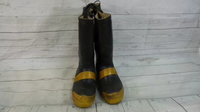 Servus Firebreaker Firefighter II Men's Black Boots Size 9M/10W Wide