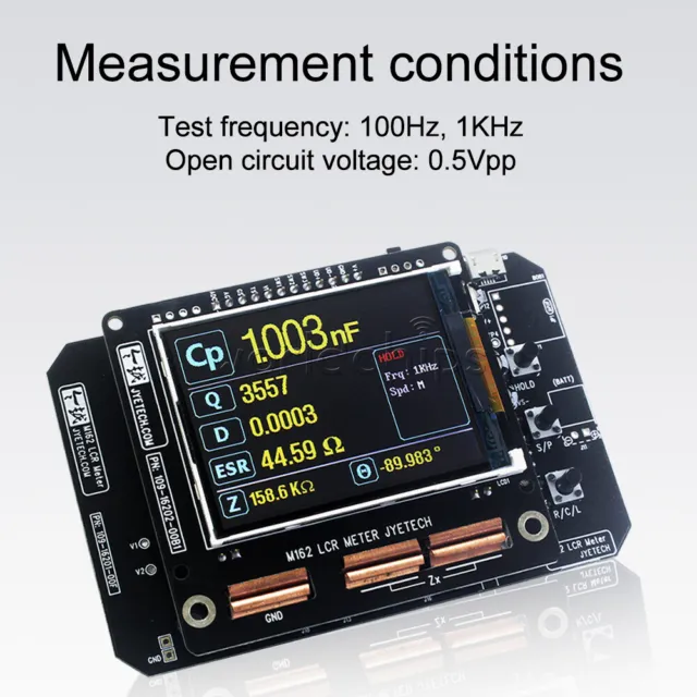 M162 High Precision LCR Meter DIY LCD Inductance Resistance Capacitance Tester