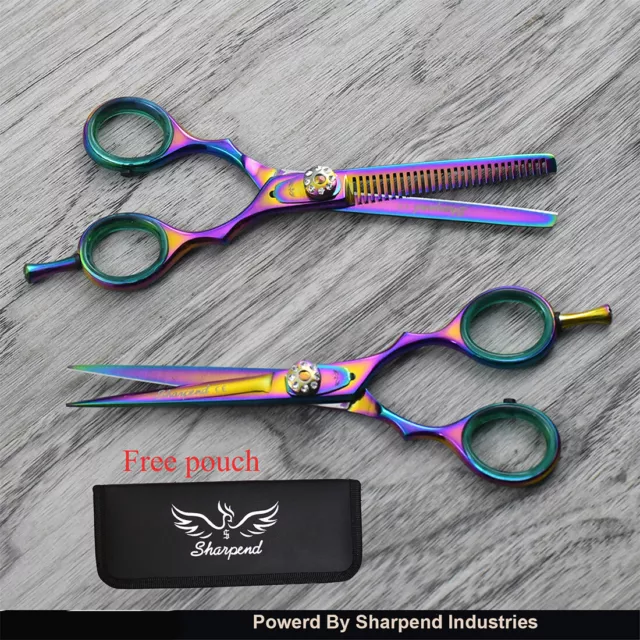 5.5"Professional Salon Hairdressing Hair Cutting Thinning Barber Scissors Set