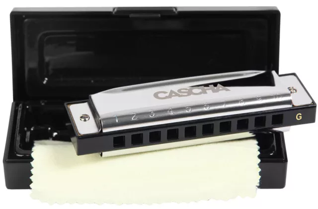 CASCHA HH 2157 Blues Harp Mundharmonika G-Dur