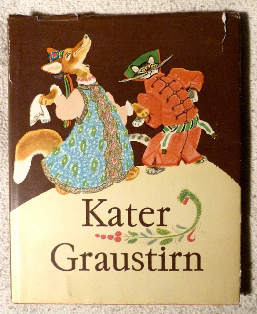 A. Tolstoi Kater Graustein Russische Volksmärchen Illustration E. Ratschow Ddr