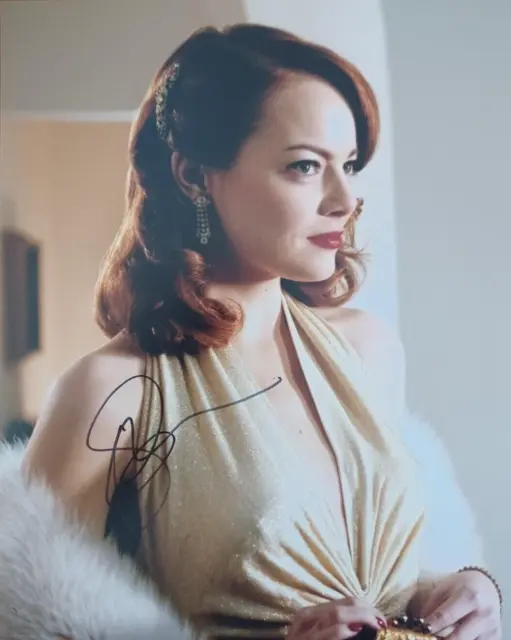 Emma Stone  "Easy A"  8 X 10 autographed photo PSA/DNA Certified