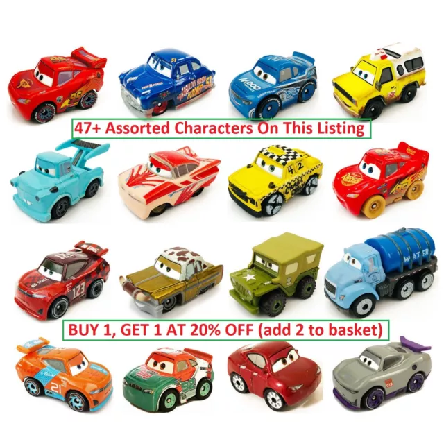 Disney Pixar Cars Metal Mini Racers Blind Box, Opened - Choose Your Favourite