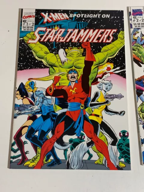 X-Men Spotlight Starjammers #1-2 (1990) Marvel Comics NM 3