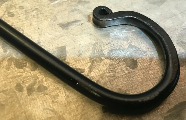 New Hand Forged Black 7 1/4" Wrought Iron S Hook Blacksmith Antique Plant Garden 2