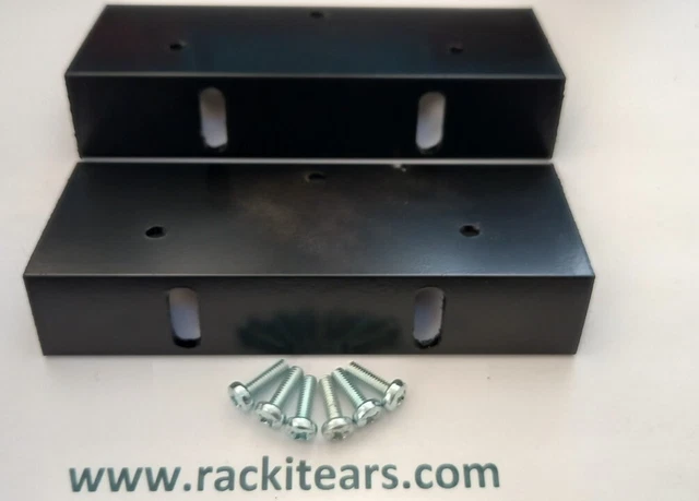 Rack ears to fit Kurzweil K2500R K2000R rack sampler  with mounting screws 2