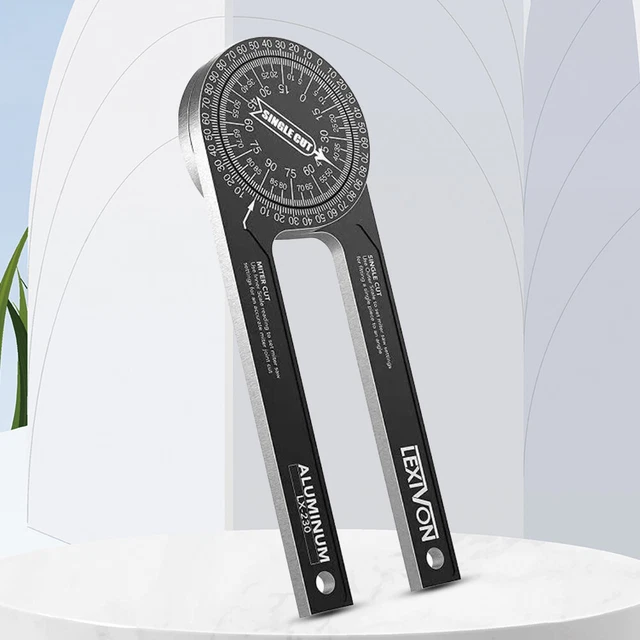 H4 BEVEL PROTRACTOR Portable Miter Saw Dividing Angle Measuring Tool