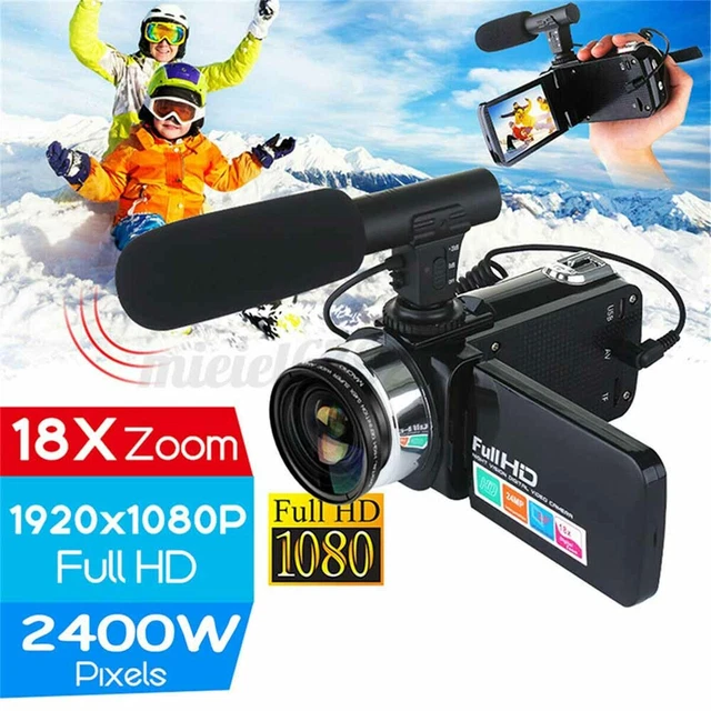 Digital Full HD 1080P Video Camera 3.0Inch Flip Screen Vlogging Camera Camcorder