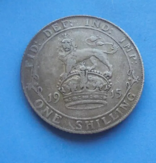 1915 George V., Shilling, as shown. 3