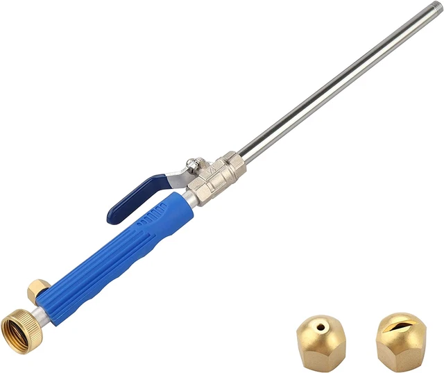 High Pressure Power Washer Wand, Hydro Jet Water Hose Nozzle,Watering Sprayer Cl