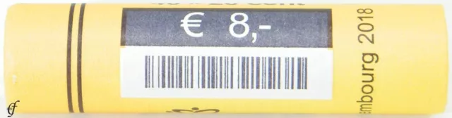 Luxemburg Rolle 20 Cent 2018 mit 40 Münzen prägefrisch