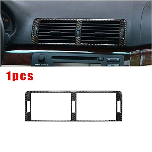 KUNGKIC in fibra di carbonio auto centrale CD aria condizionata pannello adesivo interno decorativo compatibile con Mercedes Benz A Classe B W169 W245 W117 W156 CLA GLA Accessori (Tipo D