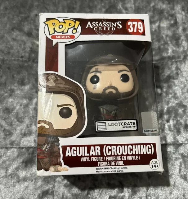 Funko Pop! Movies #379 Assassin's Creed Aguilar (Crouching) Lootcrate Exclusive