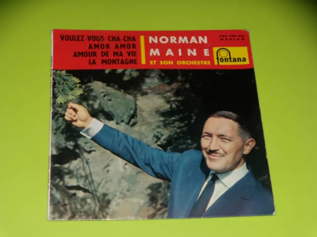 45  tours EP -  NORMAN MAINE - VOULEZ VOUS CHA CHA - ANNEES 1950