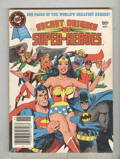 DC Blue Ribbon Digest Vol. 3 #19 Fall 1979 VG/FN Secret Origins of Super-Heroes