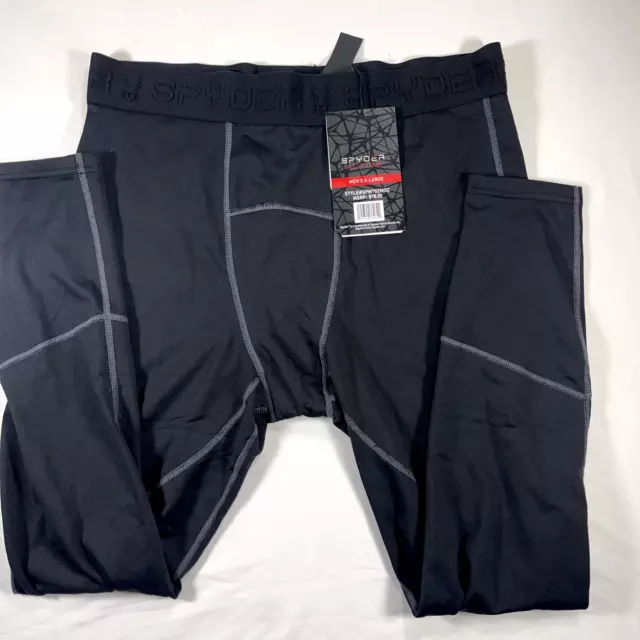 Spyder Active ProWeb Leggings Base Layer Pants Compression Men's XL Black