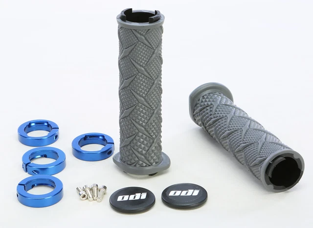 ODI J30XTH-U Atv X-Treme Lockon Grip Blue Made in USA