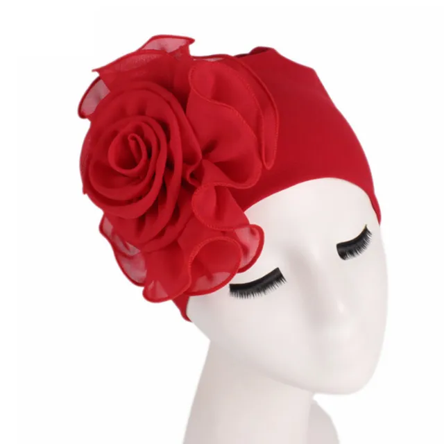 Chiffon Flower Cancer Chemo Hat Hijab Hair Loss Headscarf Turban Cap Head Cover