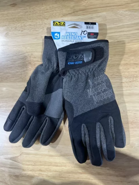 Mechanix Wear MCW-WR-010 Large Cold Weather Wind Resistant Gloves. (1 Pair) New! 3