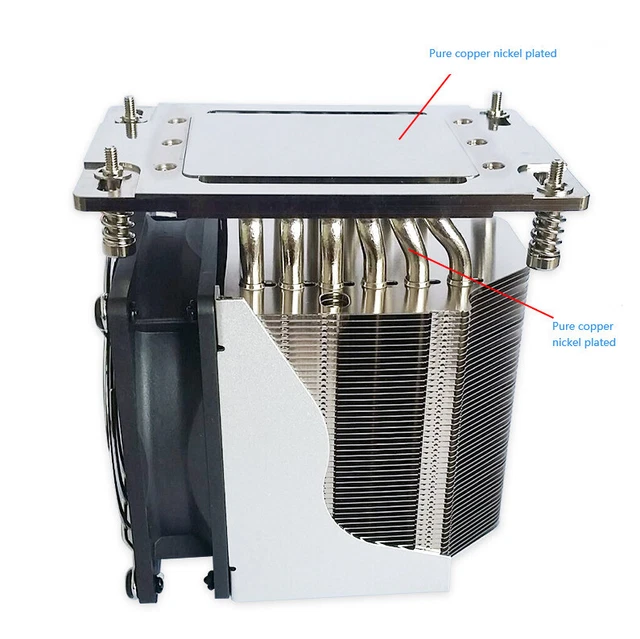 Per AMD Threadripper EPYC CPU TR4 SP3 Ventola Di Raffreddamento 6 Tubi - Foto 8