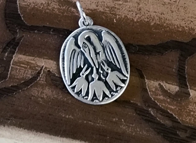 Retired James Avery RARE Momma Bird Feeding 3 Babies~ NEAT Piece RARE!