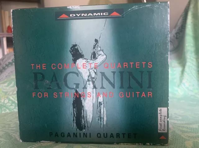 DYNAMIC Paganini Quartet complete string quartets  & guitar 5 cd box rare Italy