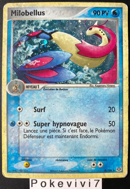 Carte Pokemon MILOBELLUS 8/106 Holo Bloc EX Emeraude FR