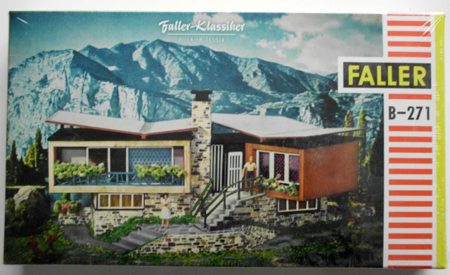 ZW364 FALLER B271 train Ho 1/87 Maquette montée Villa du Tessin EUR 69,00 - FR