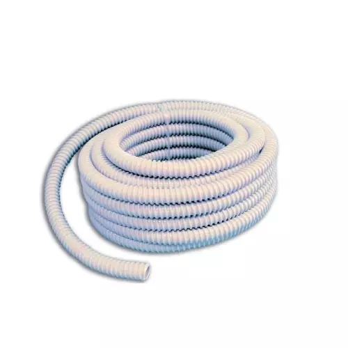 Guaina spiralata PVC flessibile grigia ø20mm rotolo da 30 m