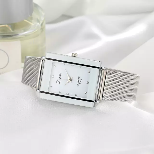 LUPAI LADIES FASHION Quartz Watch Stylish Brand Women s Bling Mesh