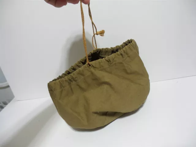 Vintage Army Sack Cover Helmet Or Hat Cap