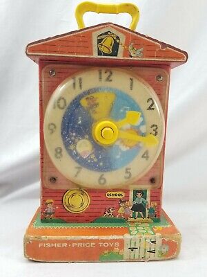 fisher price classic music box teaching clock