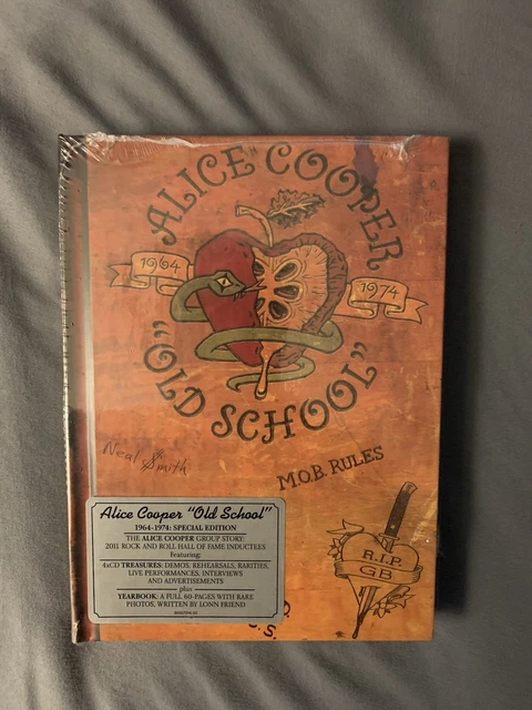 ALICE COOPER OLD School 4 CD Box Set - 1964-1974 New SEALED MINT