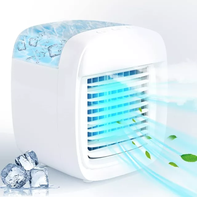Portable Air Conditioners, 3 Speeds Mini Air Conditioner Fan for Personal Use