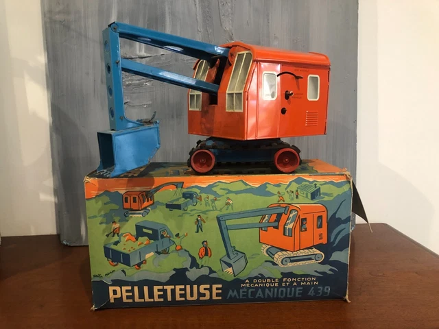 Pelleteuse Mécanique Joustra 439 – Tôle Lithographiée, L 31,5 Cm, Vintage